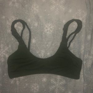 army green bikini top